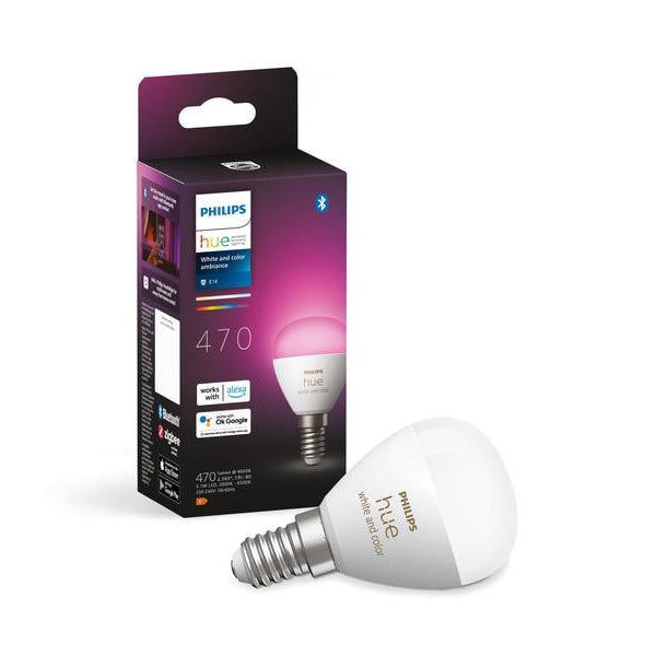 Philips Hue White & Color Ambiance E14 Luster Tropfenform 470 lm