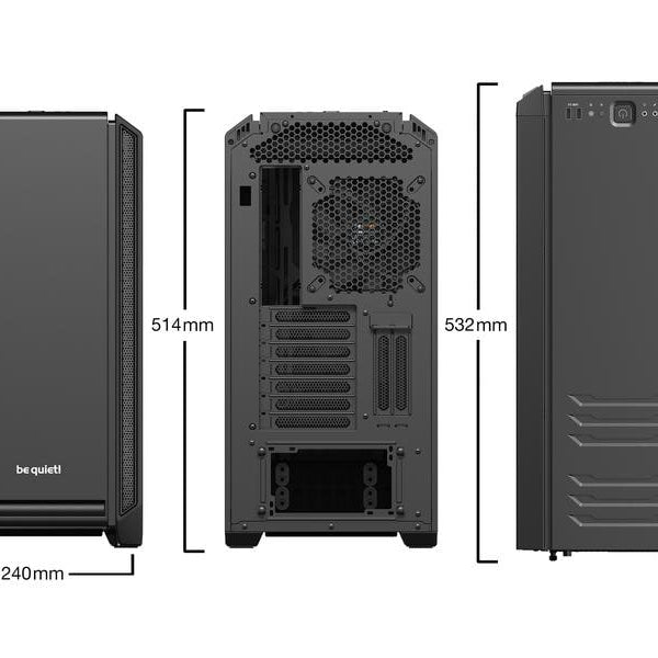 be quiet! PC-Gehäuse Silent Base 601 Schwarz