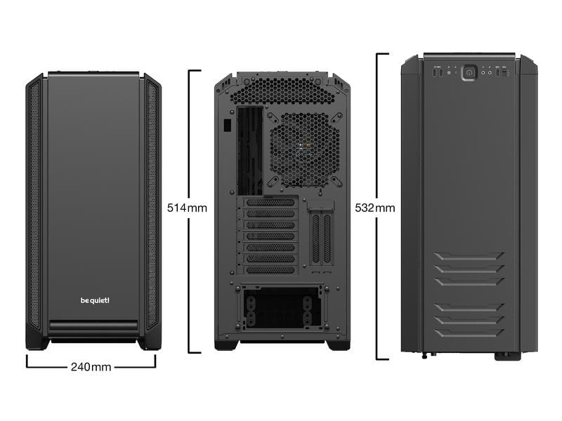 be quiet! PC-Gehäuse Silent Base 601 Schwarz