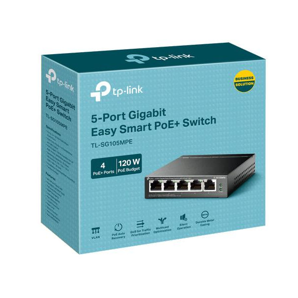 TP-Link PoE+ Switch TL-SG105MPE 5 Port