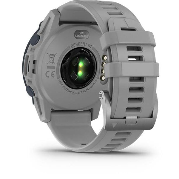GARMIN Sportuhr Descent G1 Hellgrau/Grau