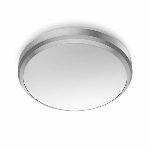 Philips Deckenleuchte Doris, Ø 22 cm, 6W, 4000K, Nickel