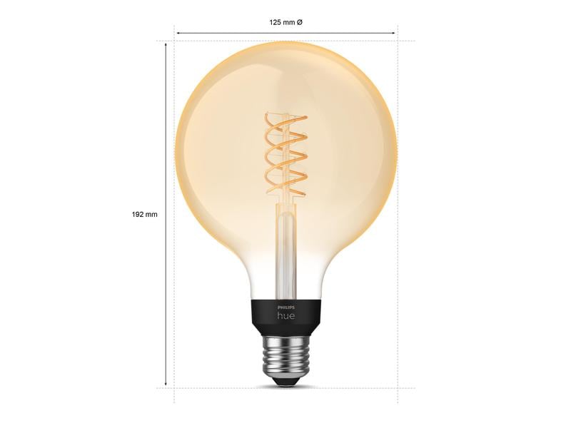 Philips Hue White E27 Einzelpack Giant Globe Filament 550 lm