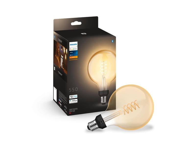 Philips Hue White E27 Einzelpack Giant Globe Filament 550 lm