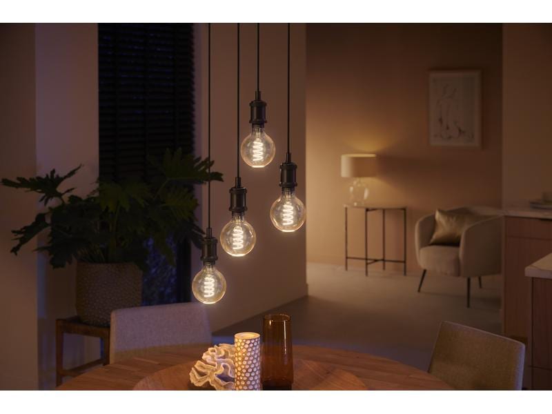 Philips Hue Leuchtmittel White E27 Einzelpack Filament 550 lm