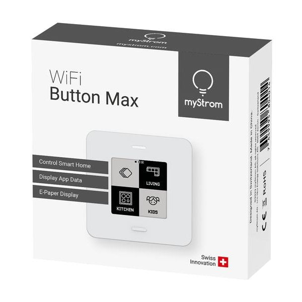 myStrom Smart Home WiFi Button Max mit E-Paper Display