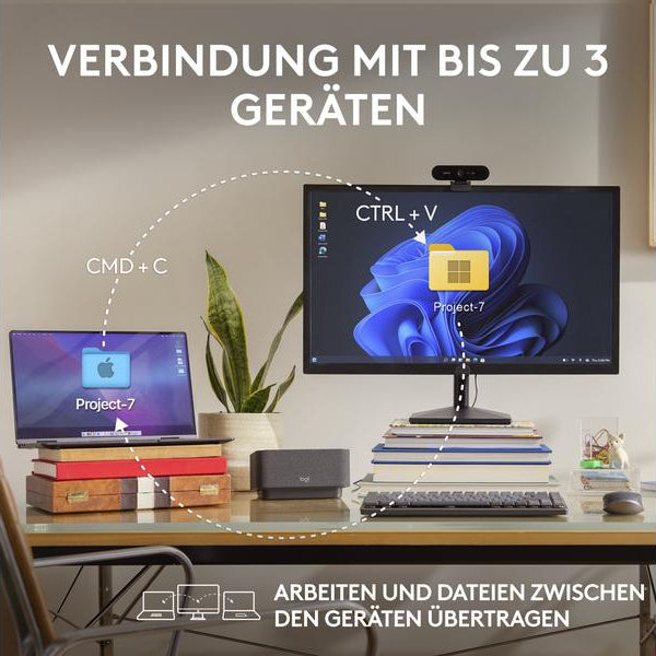 Logitech Mobile Maus MX Anywhere 3s Graphite