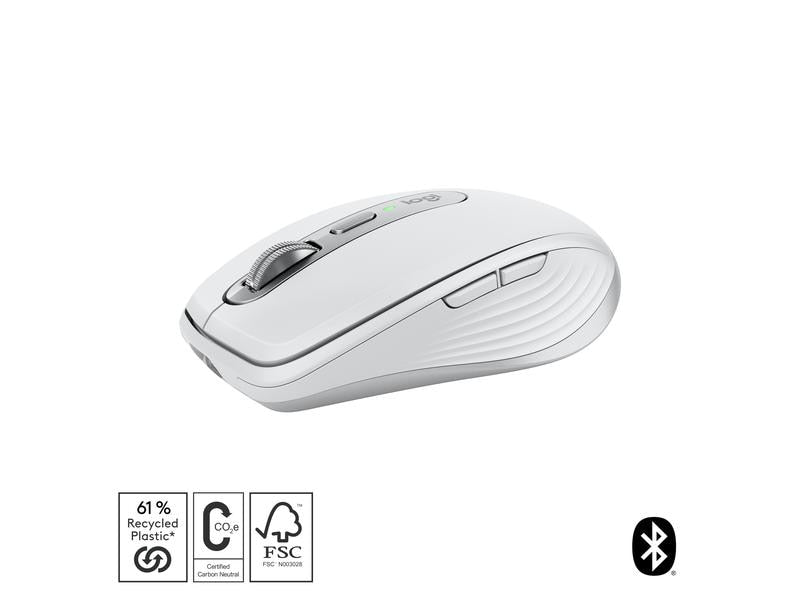 Logitech Mobile Maus MX Anywhere 3s Pale Grey