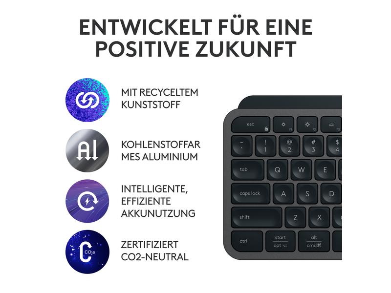 Logitech Tastatur MX Keys S CH-Layout