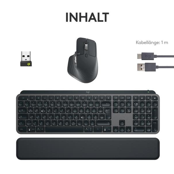 Logitech Tastatur-Maus-Set MX Keys S Combo