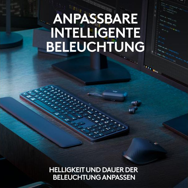 Logitech Tastatur-Maus-Set MX Keys S Combo QWERTZ (DE)