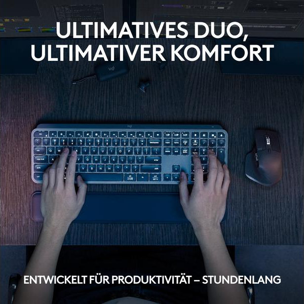 Logitech Tastatur-Maus-Set MX Keys S Combo QWERTZ (DE)
