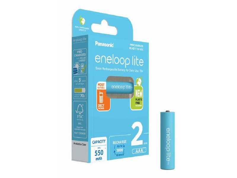 Panasonic 2er Pack AAA BK-4LCCE/2BE 550 mAh