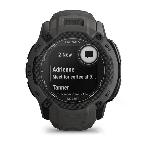 GARMIN Sportuhr Instinct 2X Solar Graphite