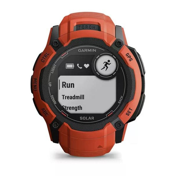 GARMIN Sportuhr Instinct 2X Solar Flame Red