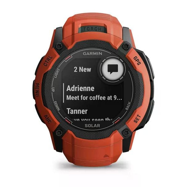 GARMIN Sportuhr Instinct 2X Solar Flame Red