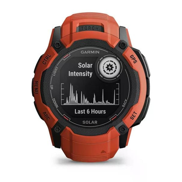 GARMIN Sportuhr Instinct 2X Solar Flame Red