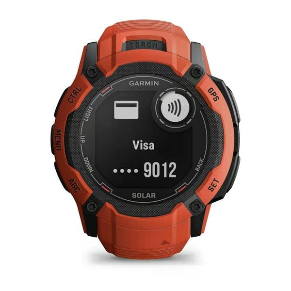 GARMIN Sportuhr Instinct 2X Solar Flame Red