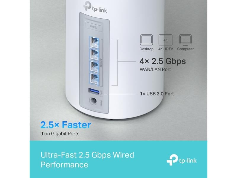 TP-Link Mesh-System Deco BE65 Einzeladapter