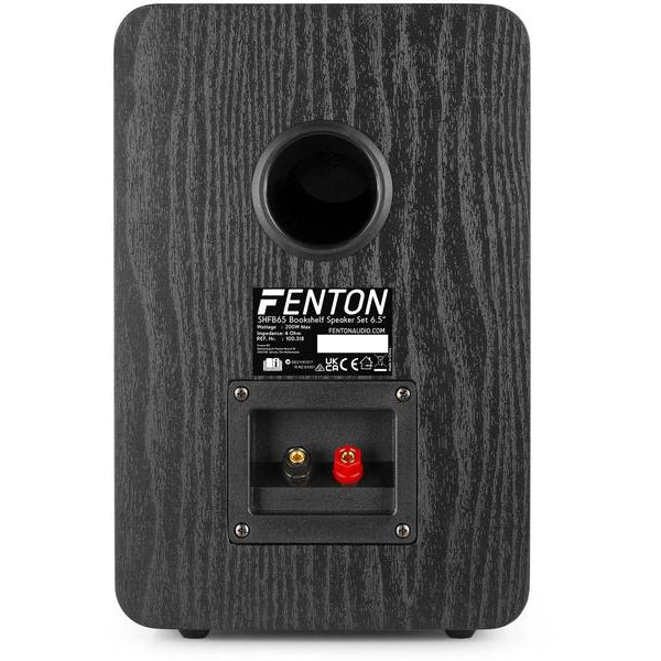 Fenton Regallautsprecher SHFB65B Schwarz