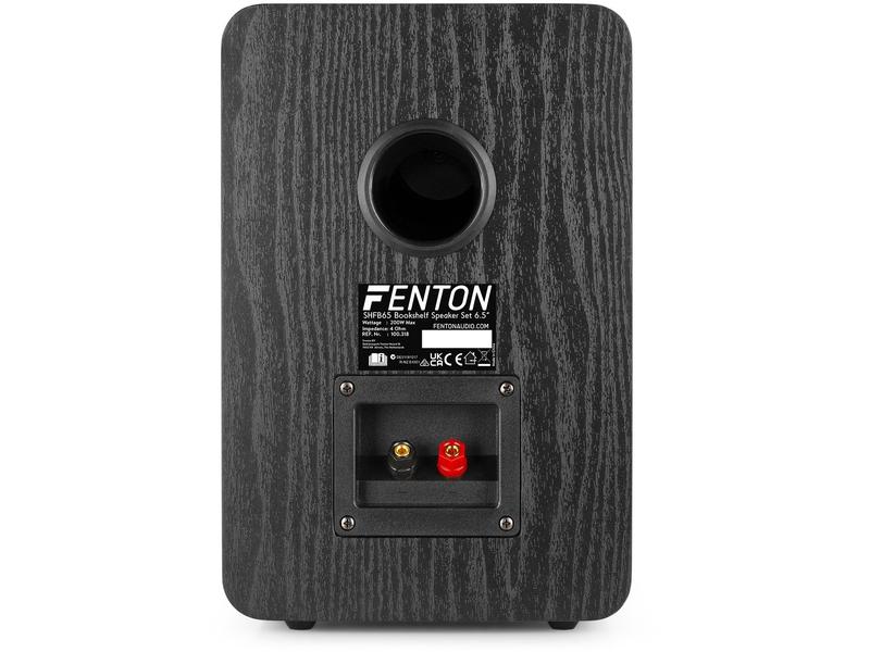 Fenton Regallautsprecher SHFB65B Schwarz
