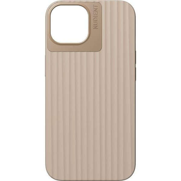 Nudient Back Cover Bold Case iPhone 14 Leinen Beige