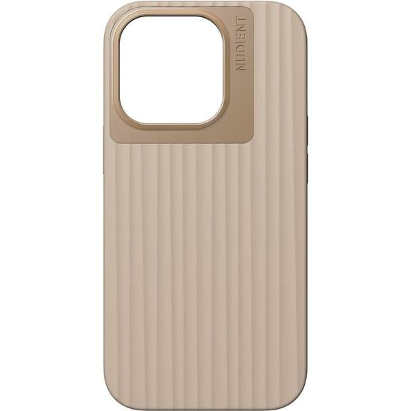 Nudient Back Cover Bold Case iPhone 14 Pro Leinen Beige