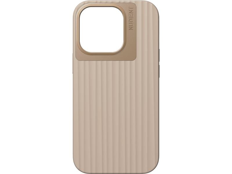 Nudient Back Cover Bold Case iPhone 14 Pro Leinen Beige
