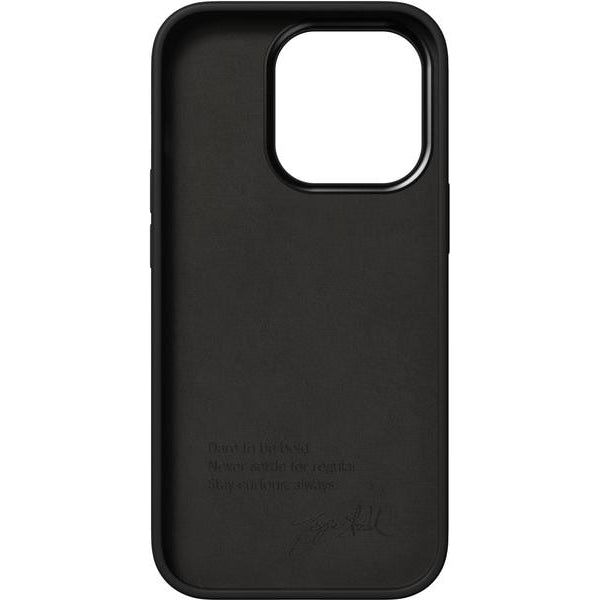Nudient Back Cover Bold Case iPhone 14 Pro Charcoal Black
