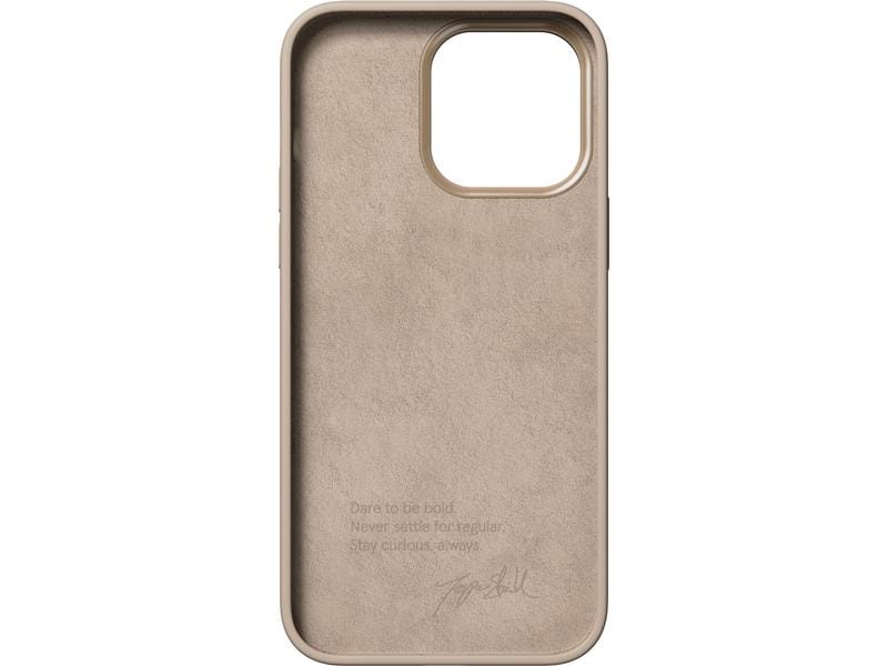 Nudient Back Cover Bold Case iPhone 14 Pro Max Leinen Beige