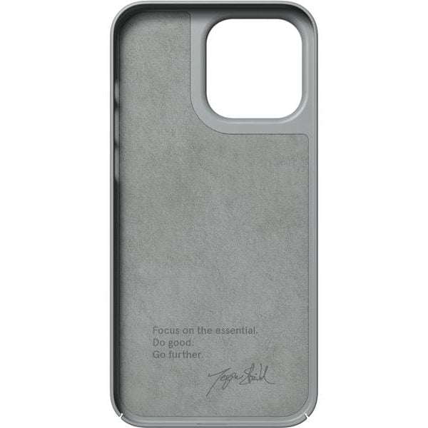 Nudient Back Cover Thin Case Magsafe iPhone 14 Pro Max Concrete Grey