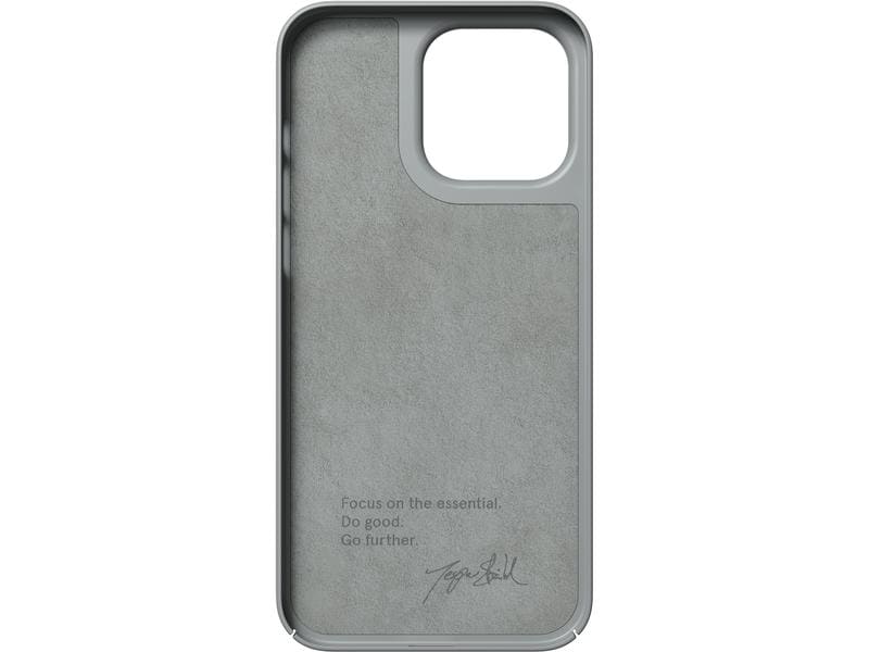 Nudient Back Cover Thin Case Magsafe iPhone 14 Pro Max Concrete Grey
