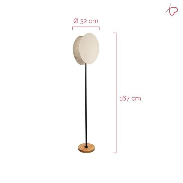 Pauleen Stehleuchte Boho Darling E27, max. 20W, Beige/Schwarz