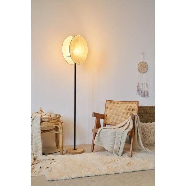 Pauleen Stehleuchte Boho Darling E27, max. 20W, Beige/Schwarz