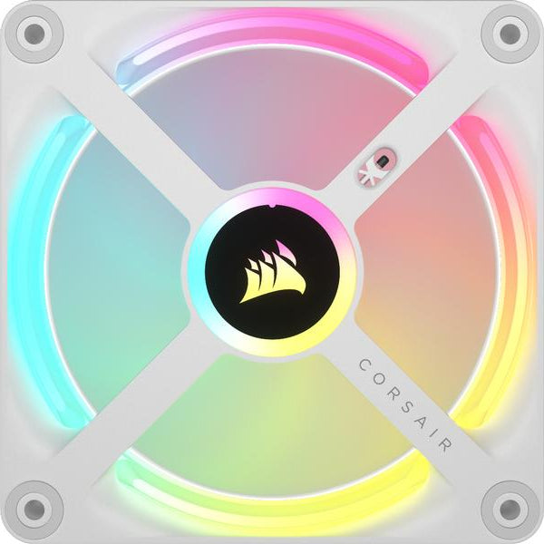 Corsair PC-Lüfter iCUE QX120 RGB Starter Kit Weiss
