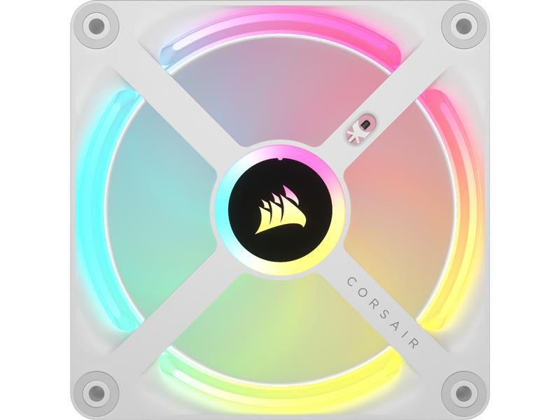 Corsair PC-Lüfter iCUE QX120 RGB Starter Kit Weiss
