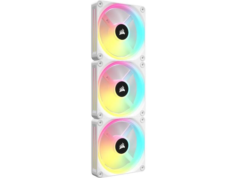 Corsair PC-Lüfter iCUE QX120 RGB Starter Kit Weiss