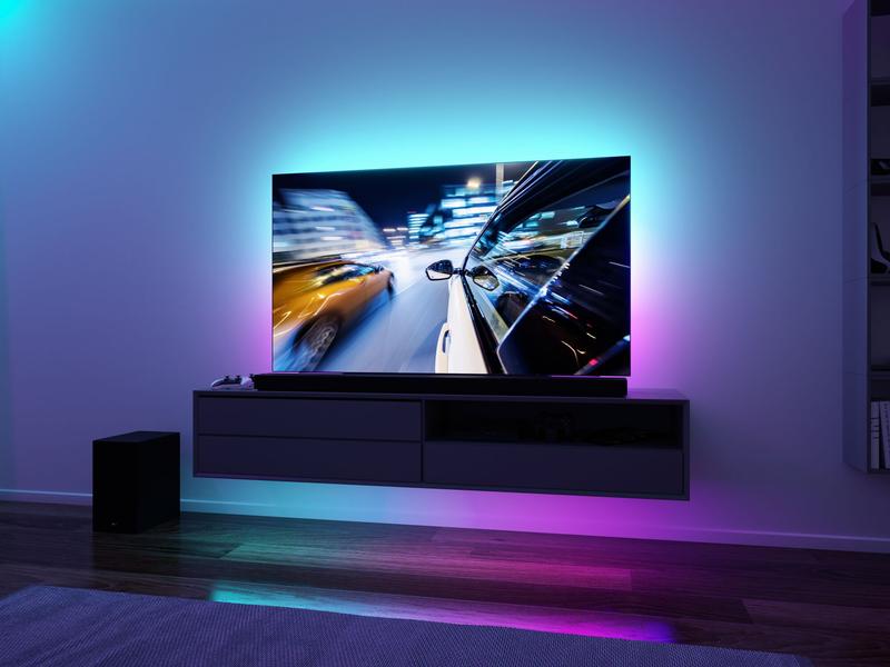 Paulmann EntertainLED USB Strip TV-Beleuchtung RGB+, 75"