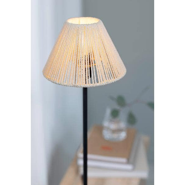 Markslöjd Tischleuchte Corda 1L, E14, 4 W, Beige/Schwarz