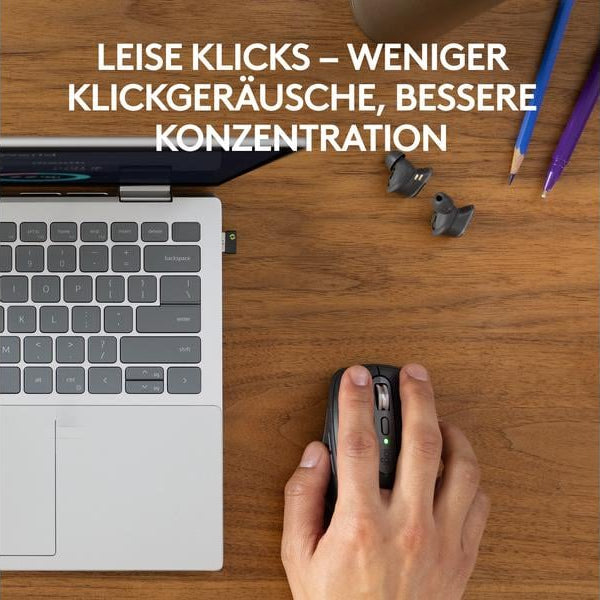 Logitech Mobile Maus MX Anywhere 3s for Business Graphite