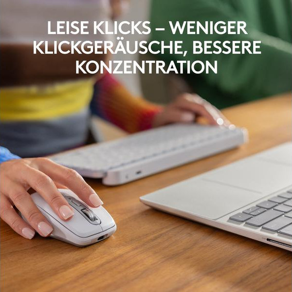 Logitech Mobile Maus MX Anywhere 3s for Business Pale Grey