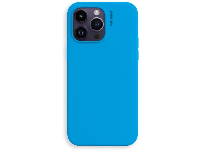 Nudient Back Cover Base Case 14 Pro Max Vibrant Blue