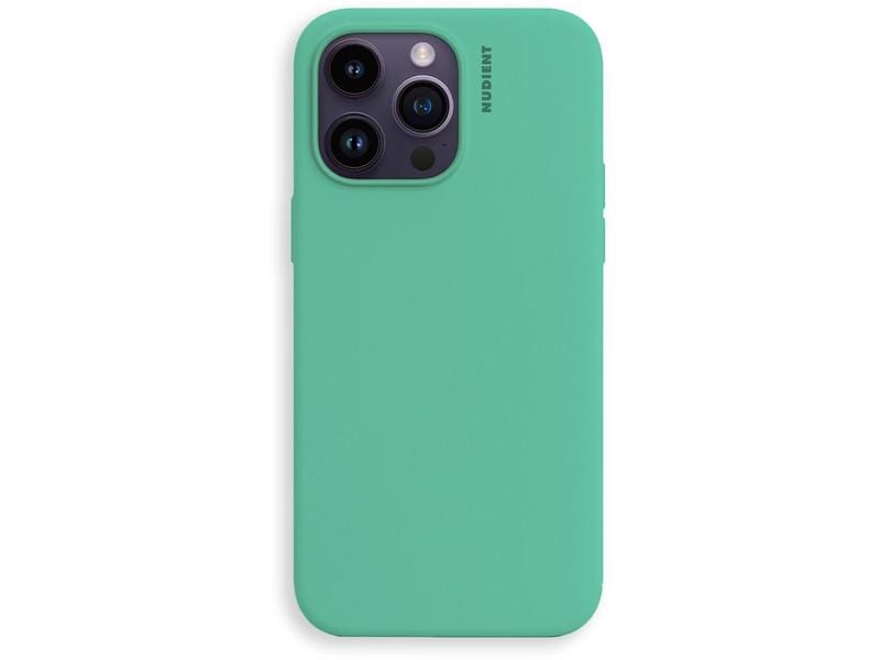 Nudient Back Cover Base Case 14 Pro Max Mint Green