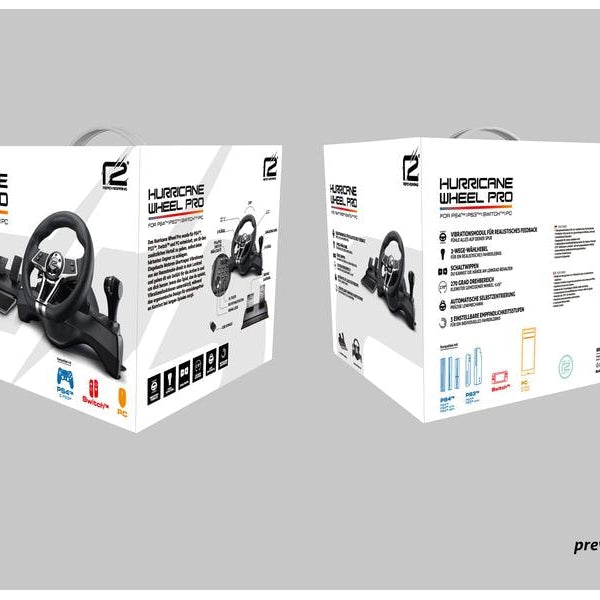 GAME Lenkrad Hurricane Wheel Pro