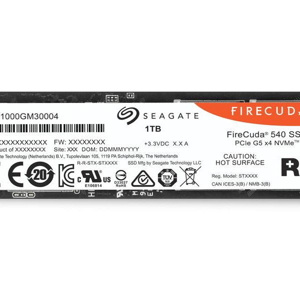 Seagate SSD FireCuda 540 M.2 2280 NVMe 1000 GB