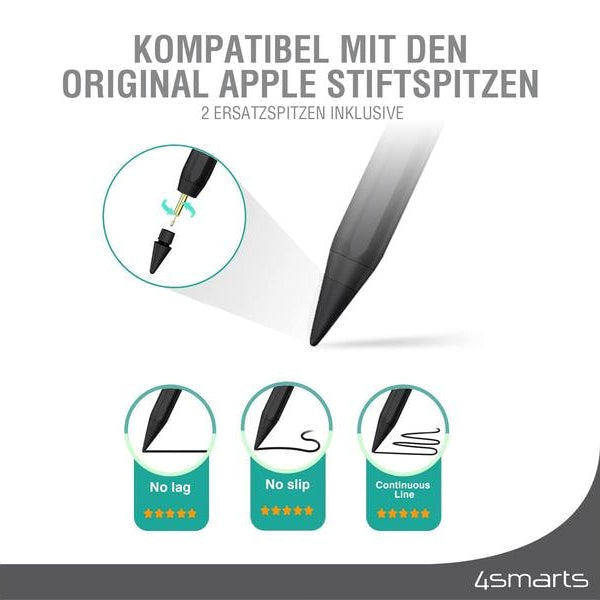 4smarts Eingabestift Pencil Pro 3 Schwarz
