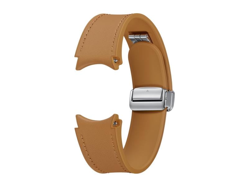 Samsung D-Buckle Eco Leather Band M/L Galaxy Watch 4/5/6 Camel