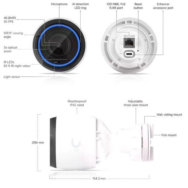 Ubiquiti Netzwerkkamera G5 Professional
