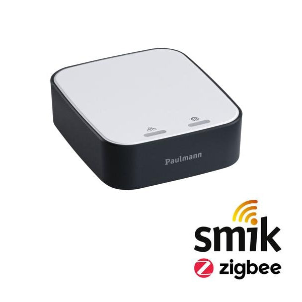 Paulmann Smart Home Gateway Smik, Zigbee, Weiss/Anthrazit