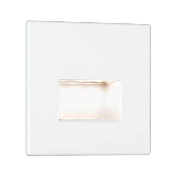 Paulmann Wandeinbauleuchte LED Edge Quadro, 1.2W, 2700K, Weiss
